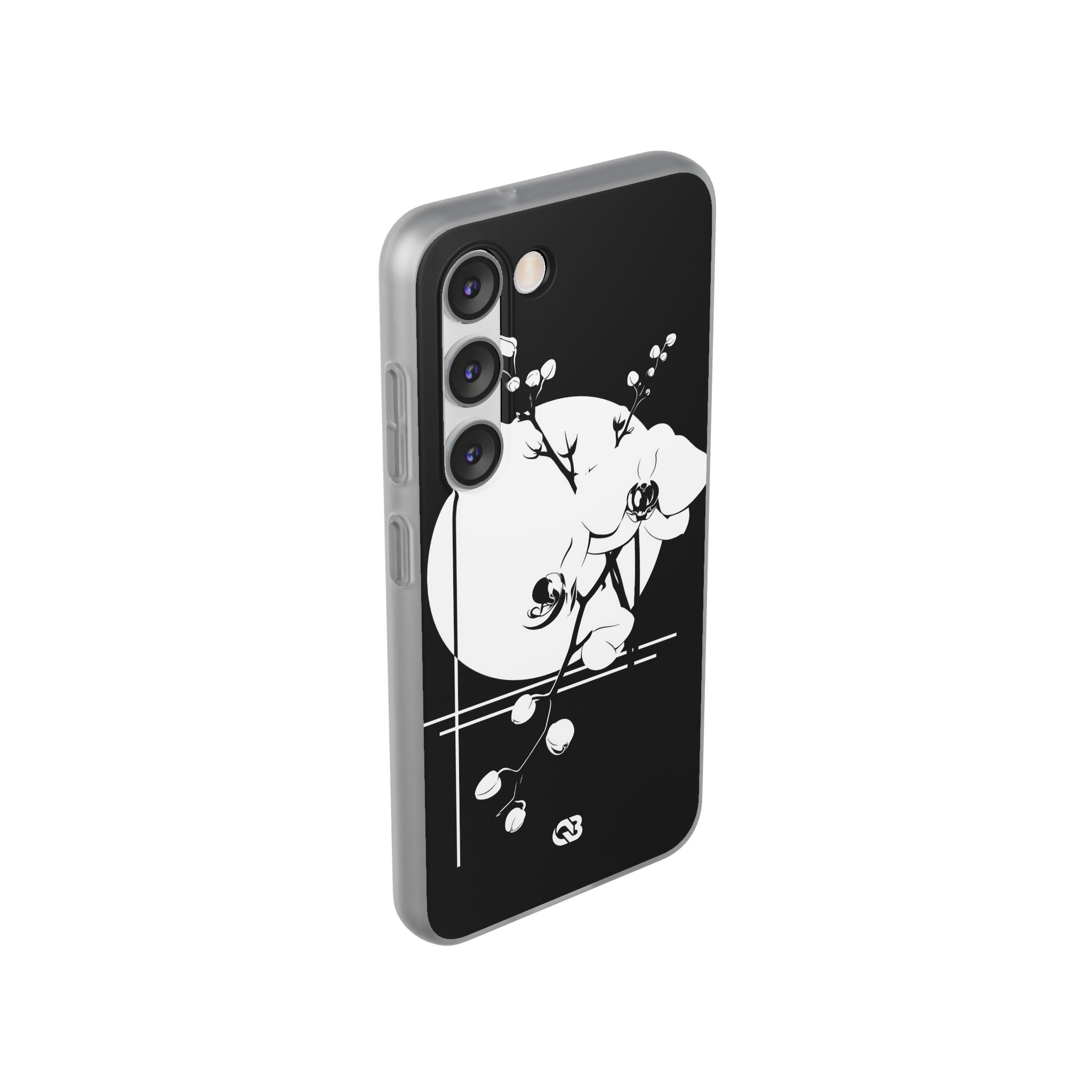Black Lite Phone Case for Samsung - Lunar Orchid Grid