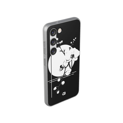 Black Lite Phone Case for Samsung - Lunar Orchid Grid