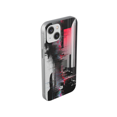 Black Lite Phone Case for iPhone - Crimson Data Leak