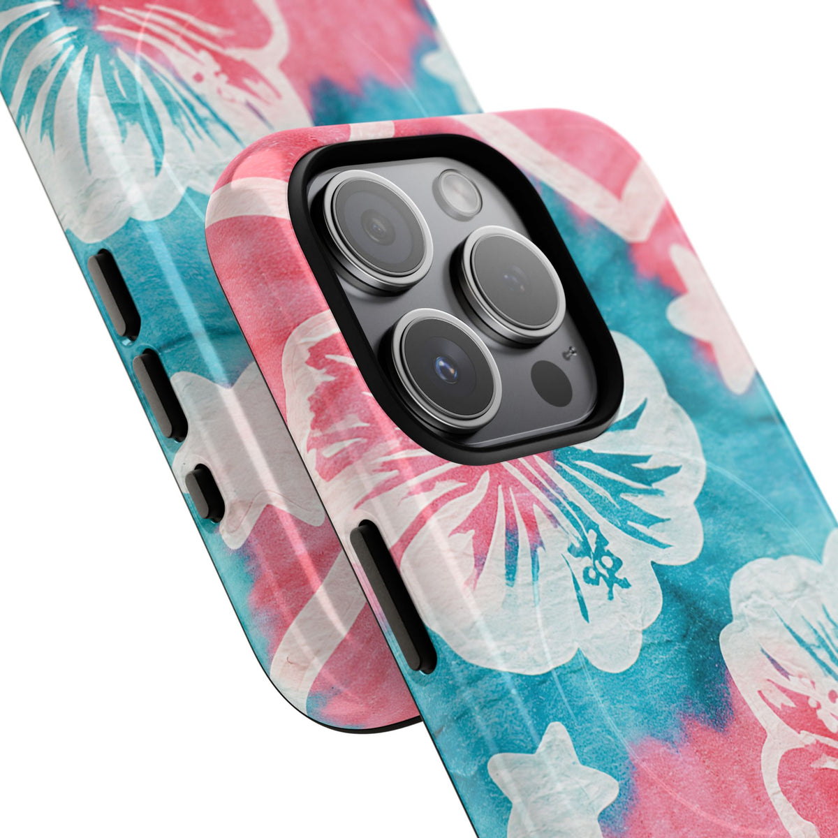 Tropical Hibiscus Bloom · Tough 2.0 Magnetic Phone Case for iPhone · Teal