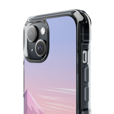 Purple Impact MagSafe Phone Case for iPhone - Lavender Alpine Dawn