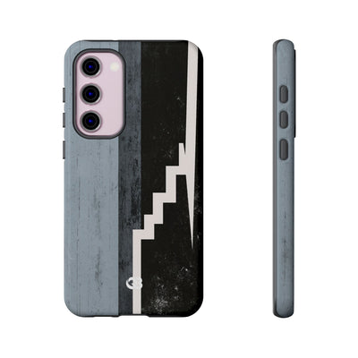 Grey Tough Phone Case for Samsung - Industrial Concrete Void