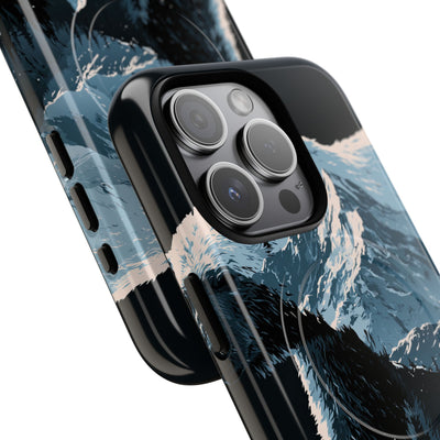 Nordic Arctic Bear · Tough 2.0 Magnetic Phone Case for iPhone · Black