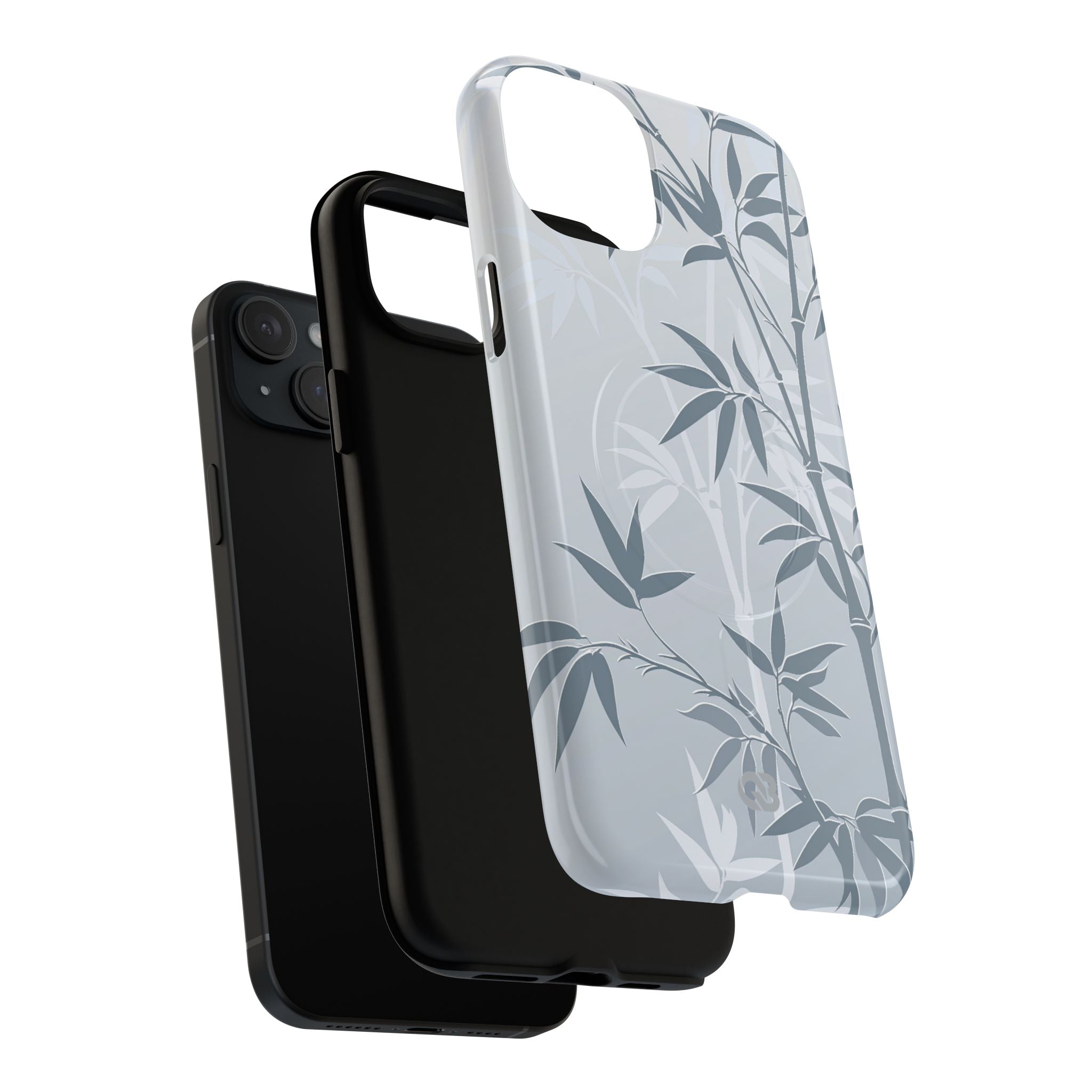 Blue Tough 2.0 Magsafe Phone Case for iPhone - Slate Bamboo Shadow
