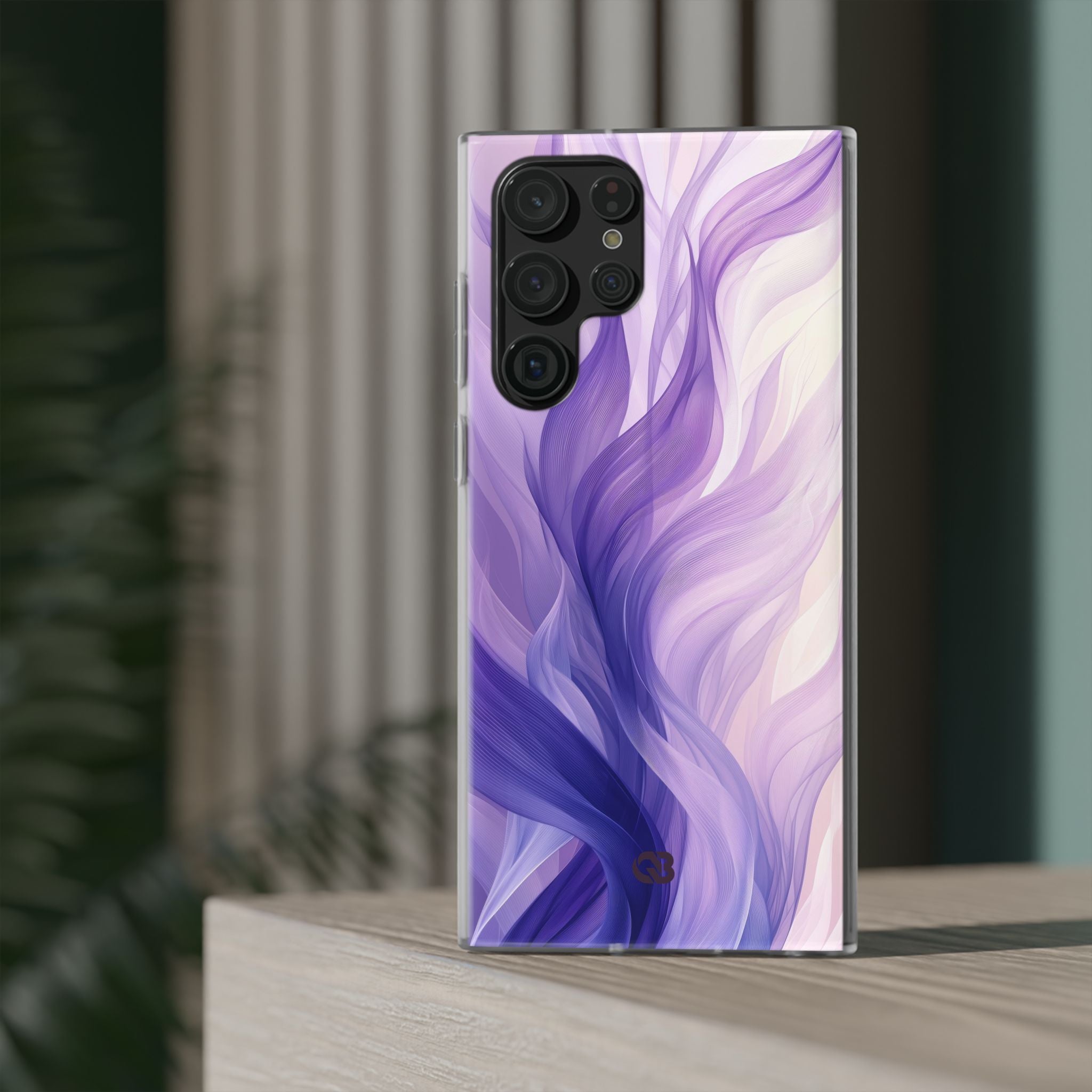 Amethyst Silk Waves · Soft Phone Case for Samsung