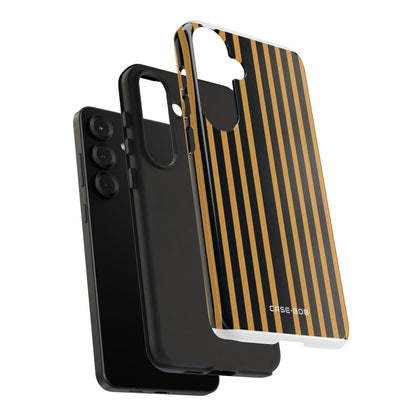 Golden Stripes Samsung S25 Plus Case - Tough