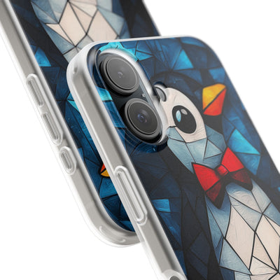 Mosaic Bowtie Penguin · Soft Phone Case for iPhone