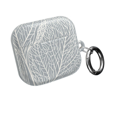 Minimal Leaf Skeleton · Hard Case for AirPods & AirPods Pro · Grey