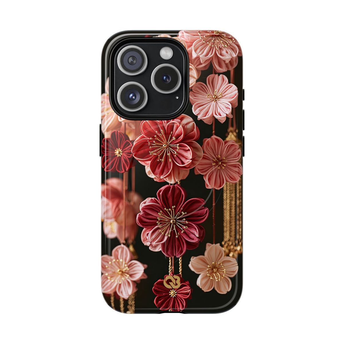 Silk Blossom Kanzashi · Tough 2.0 Magnetic Phone Case for iPhone · Pink