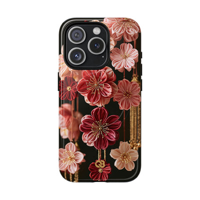 Silk Blossom Kanzashi · Tough 2.0 Magnetic Phone Case for iPhone · Pink