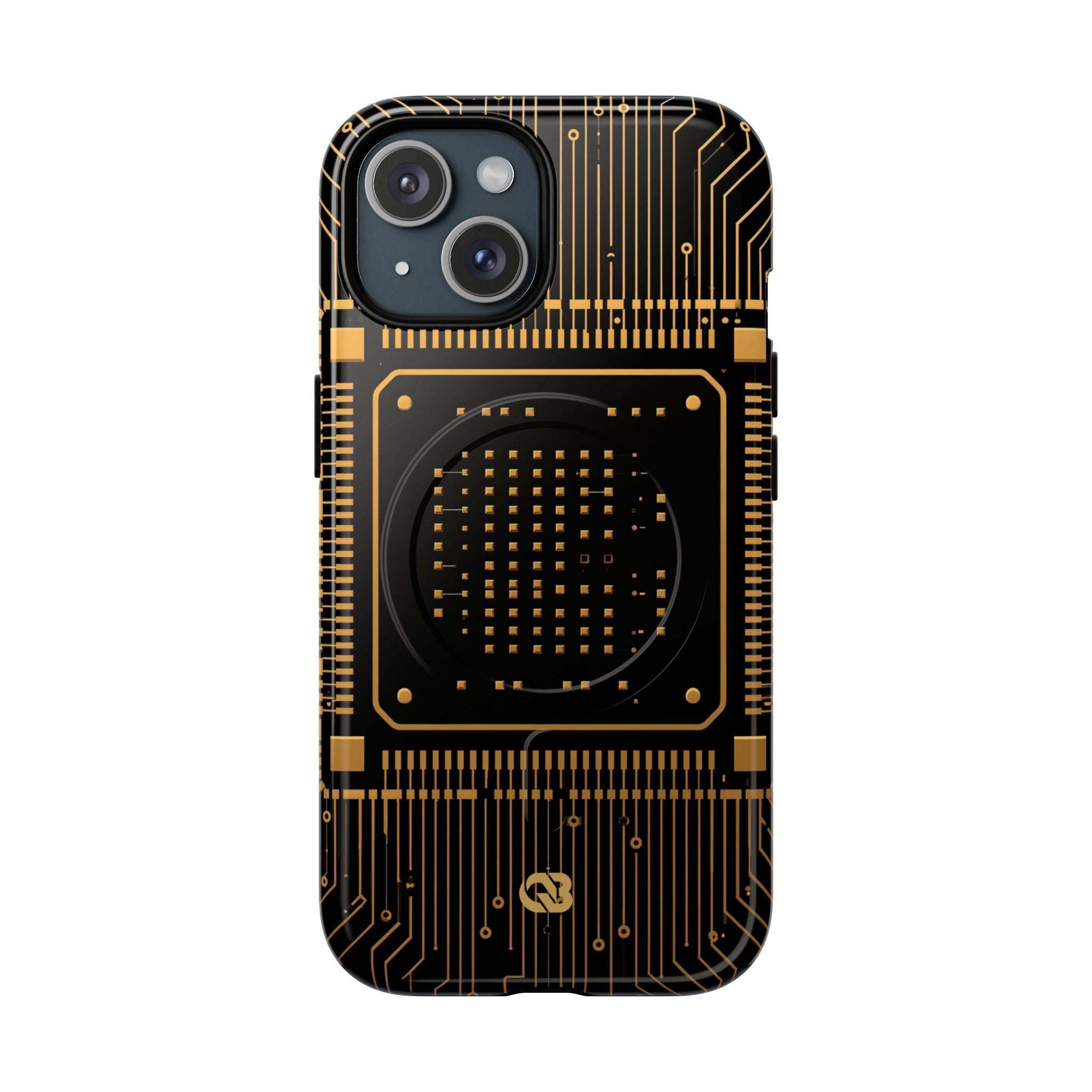 Gold Tough 2.0 Magsafe Phone Case for iPhone - Cyber Gold Processor