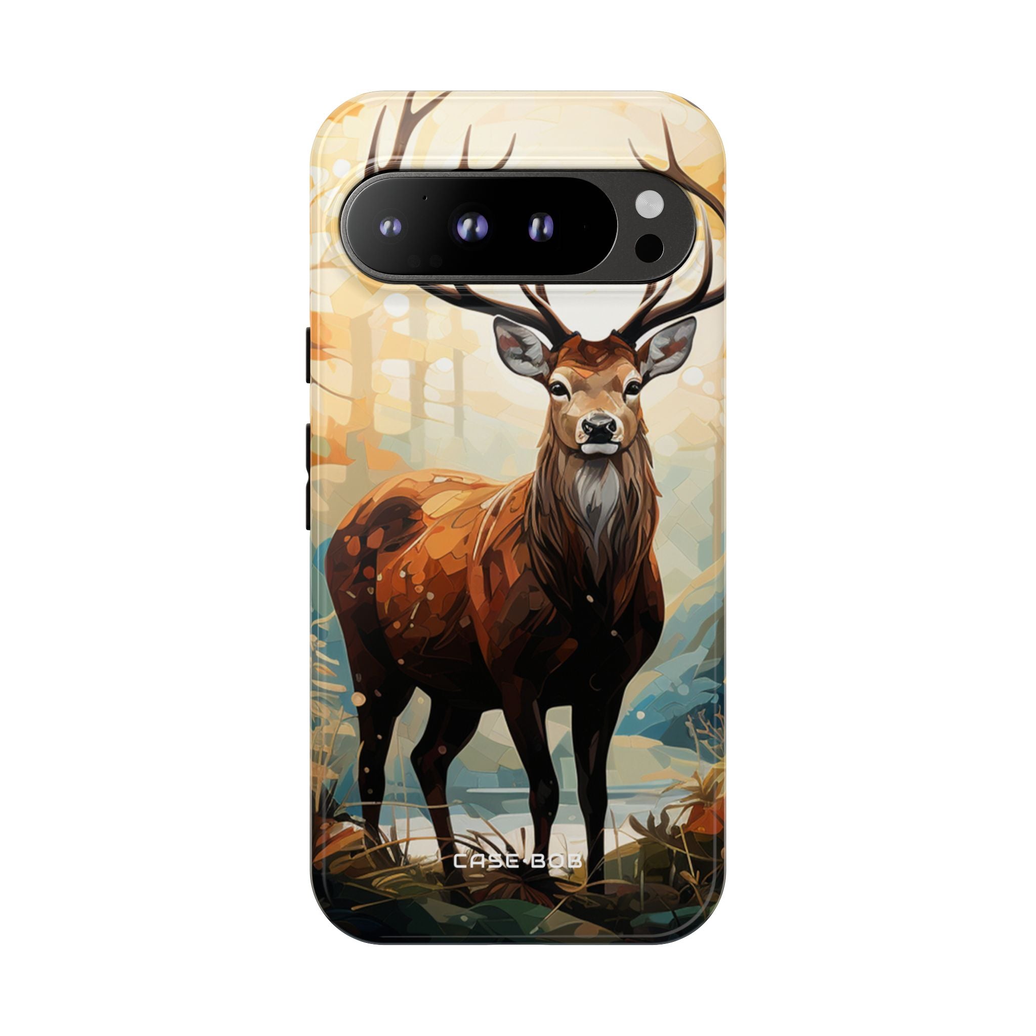 Glowing Stag Google Pixel 9 Pro XL Case - Tough - CASE•BOB