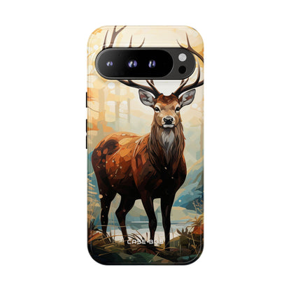 Glowing Stag Google Pixel 9 Pro XL Case - Tough - CASE•BOB