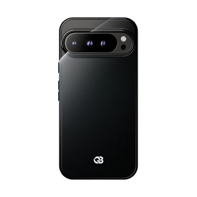 Black Tough Phone Case for Google Pixel - Obsidian Lunar Arch