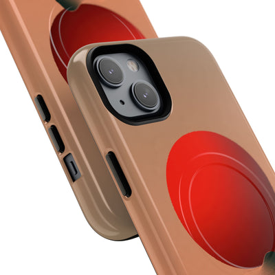 Crimson Sol Ridge · Tough 2.0 Magnetic Phone Case for iPhone · Red