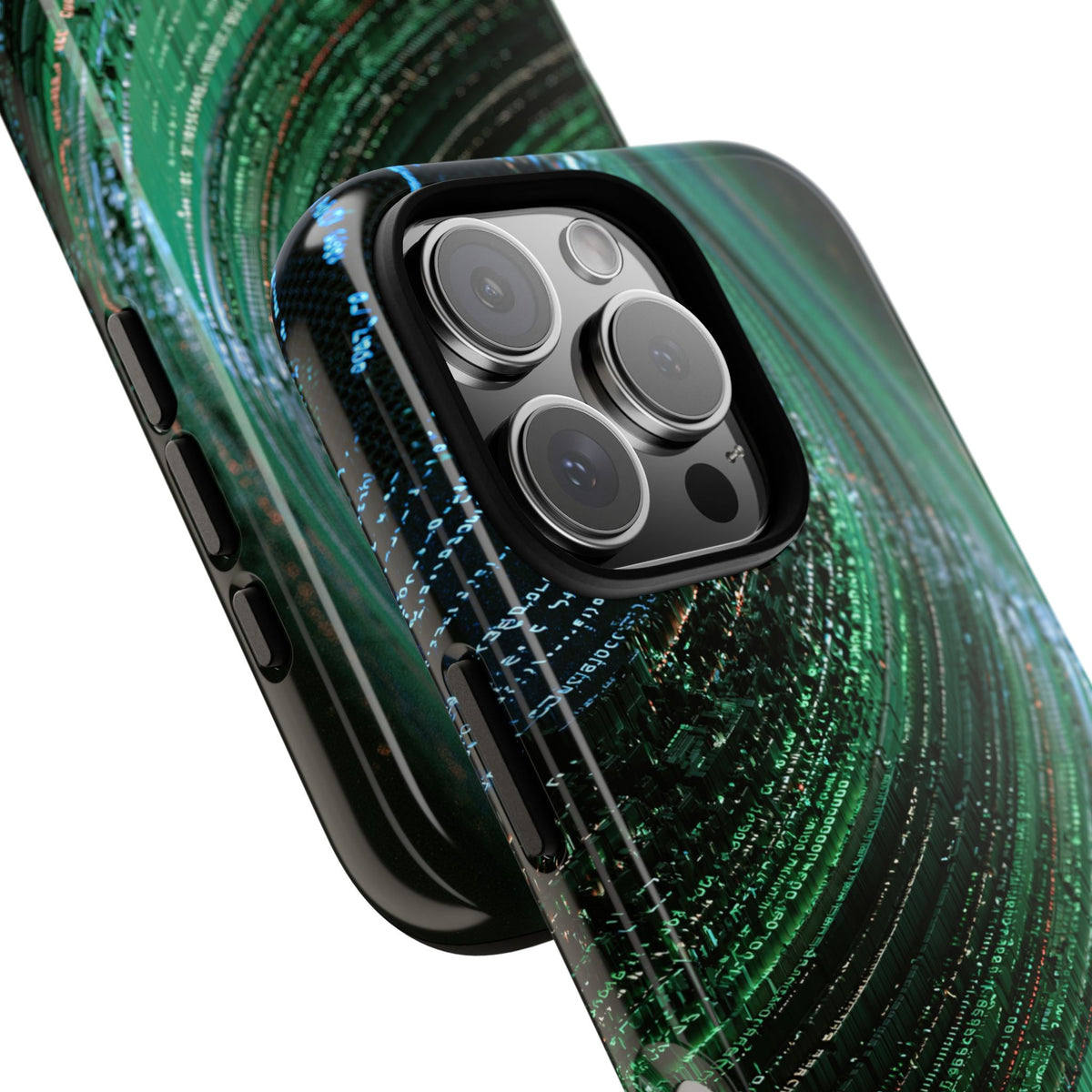 Orbital Data Stream · Tough Phone Case for iPhone · Green