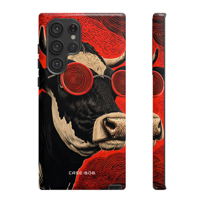 Hypnotic Cow Samsung S22 Ultra Case - Tough