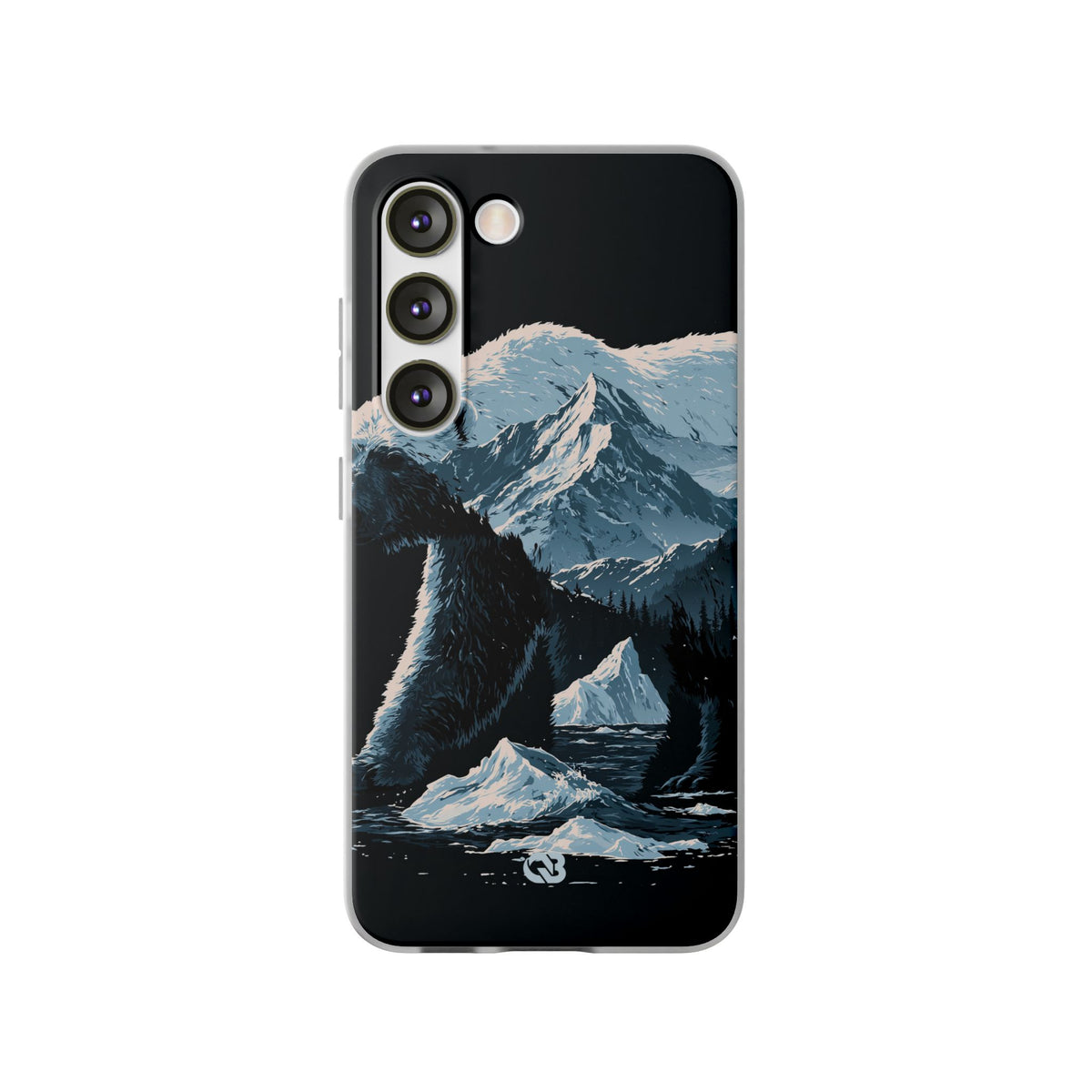 Nordic Arctic Bear · Lite Phone Case for Samsung · Black