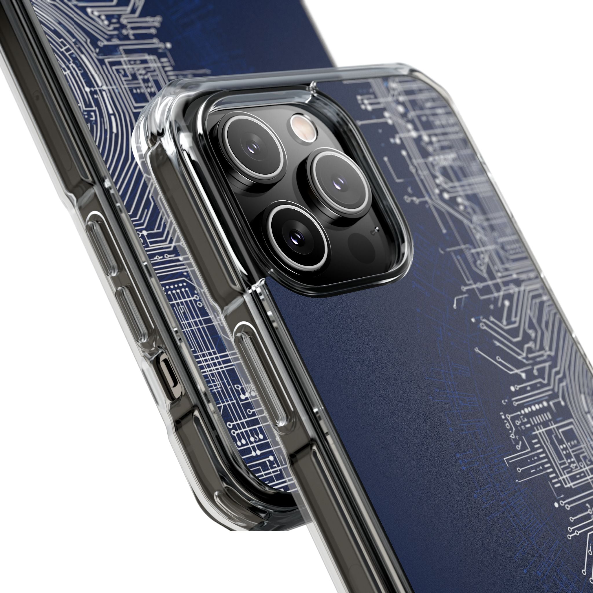 Blue Impact MagSafe Phone Case for iPhone - Cobalt Circuit Logic