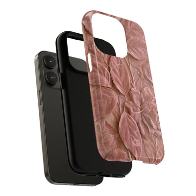 Blush Rose Relief · Tough 2.0 Magnetic Phone Case for iPhone · Pink