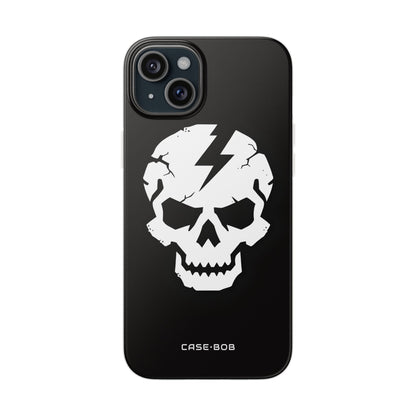 Lightning Skull iPhone 15 Plus Case - Soft