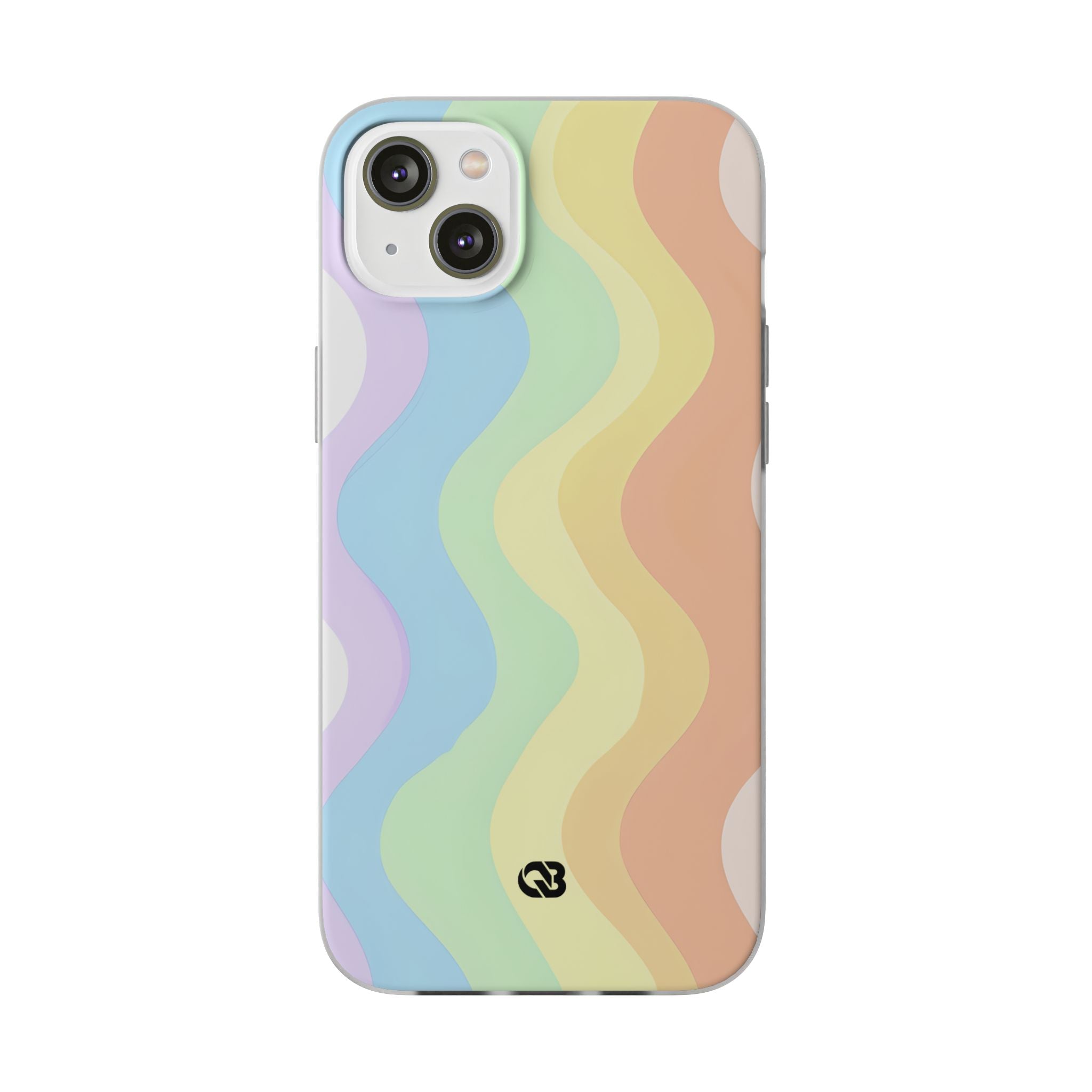 Pastel Ripple Flow · Soft Phone Case for iPhone