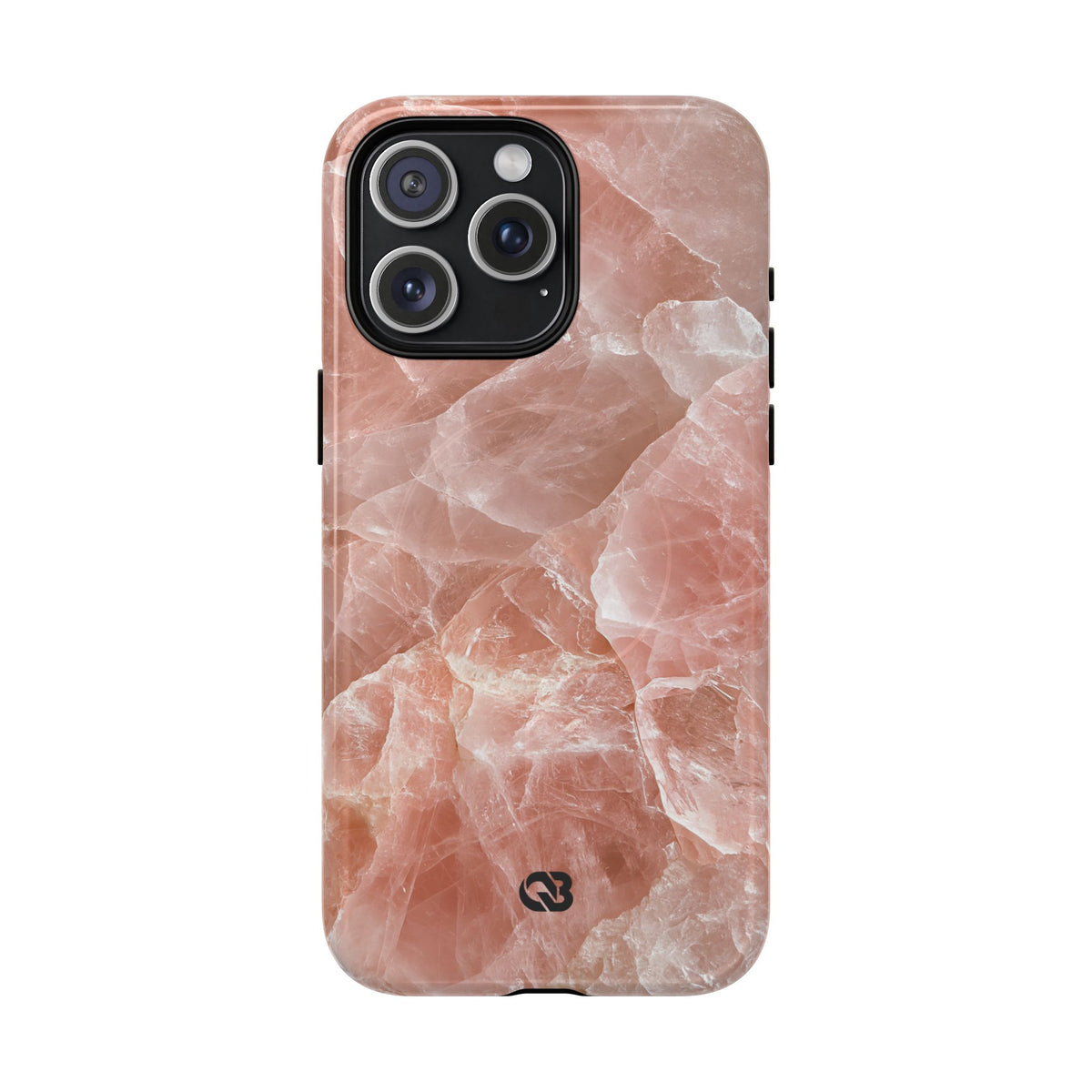 Rose Quartz Facet · Tough 2.0 Magnetic Phone Case for iPhone · Pink