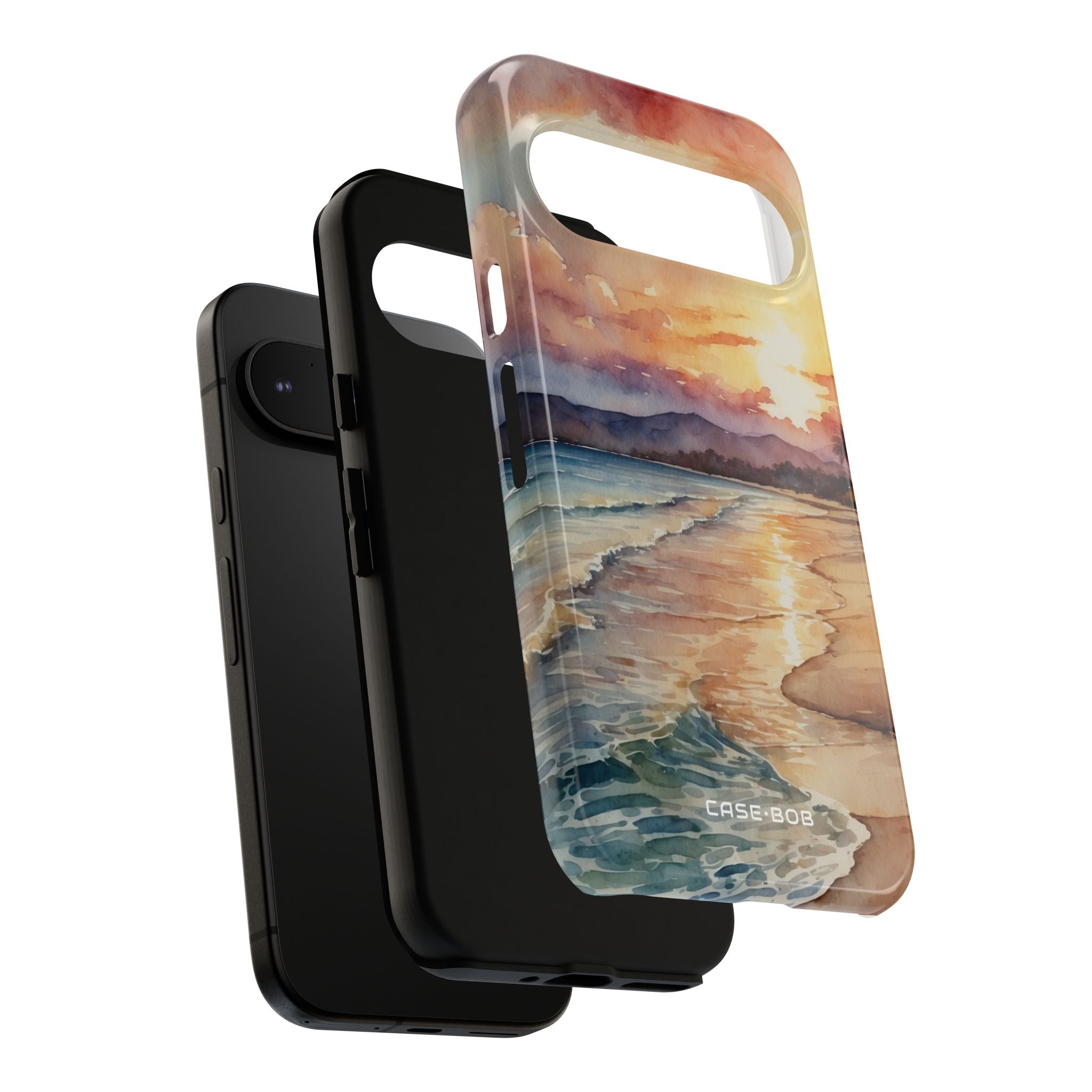 Sonnenuntergangsreflexion Google Pixel 9 Case - Tough