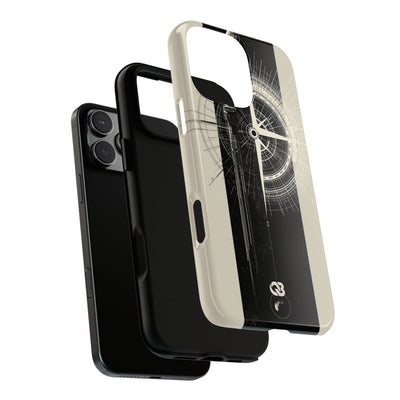 Beige Tough Phone Case for iPhone - Zenith Vector Spire