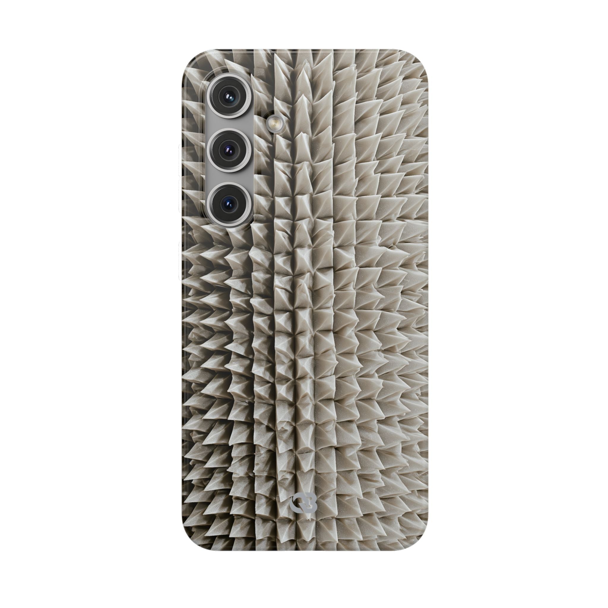 Beige Lite Phone Case for Samsung - Bone Spiked Grid