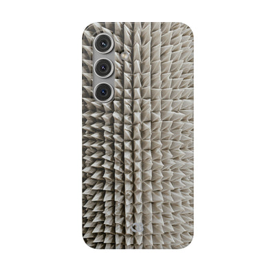 Beige Lite Phone Case for Samsung - Bone Spiked Grid