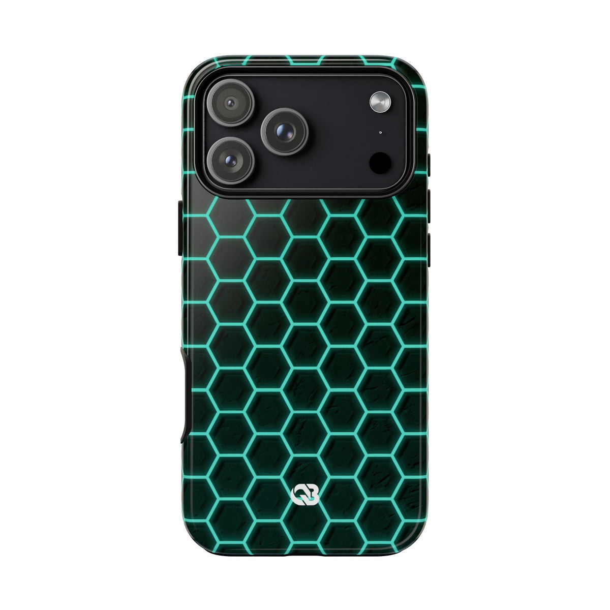 Neon Hex Spectrum · Tough Phone Case for iPhone · Teal