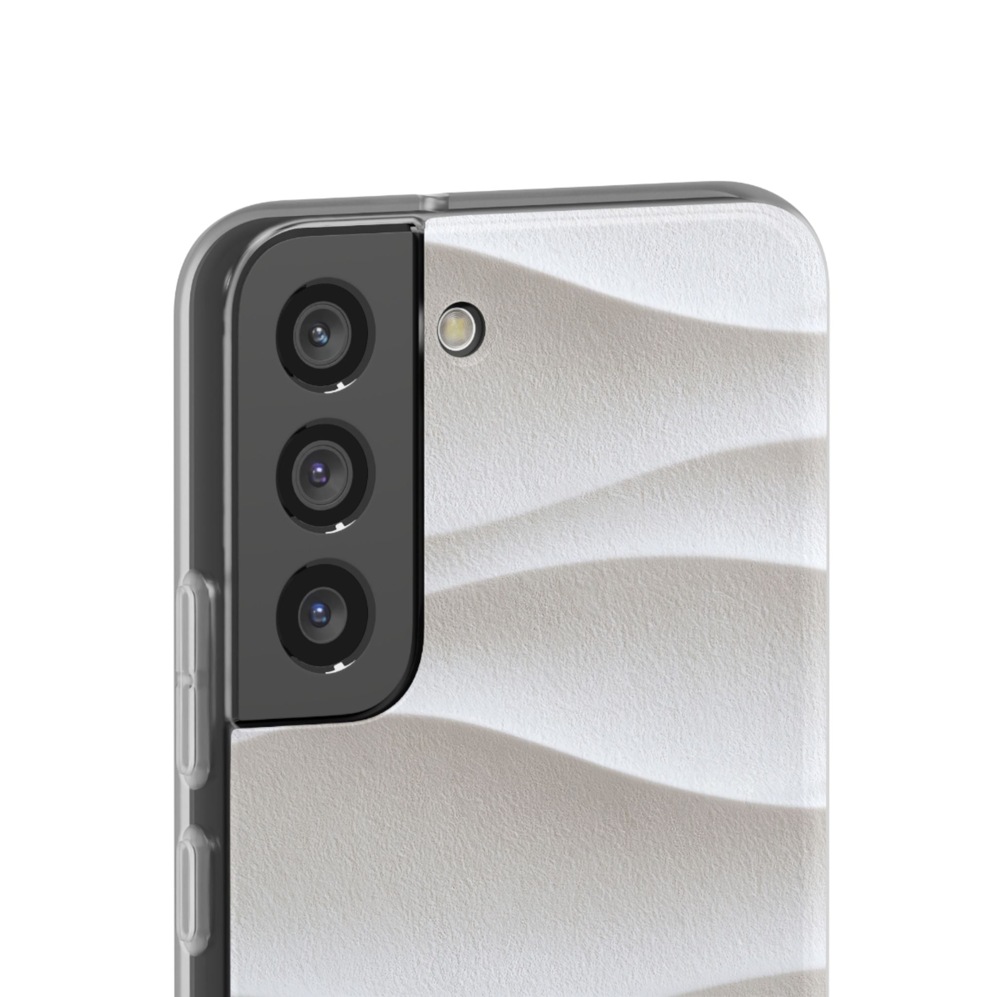 White Lite Phone Case for Samsung - Arctic Flow Ridges