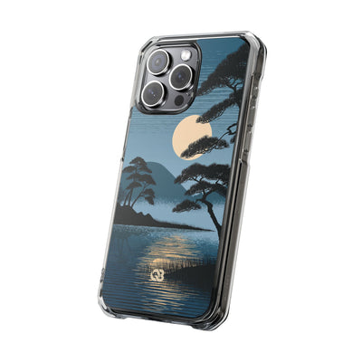 Blue Impact MagSafe Phone Case for iPhone - Midnight Kyoto Pine