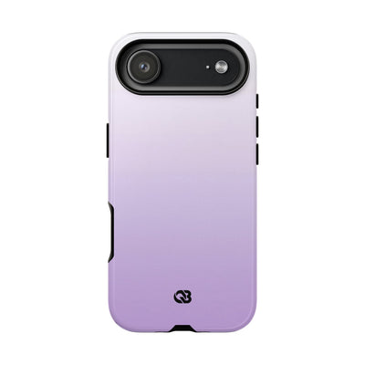 Purple Tough Phone Case for iPhone - Frosted Lavender Fade