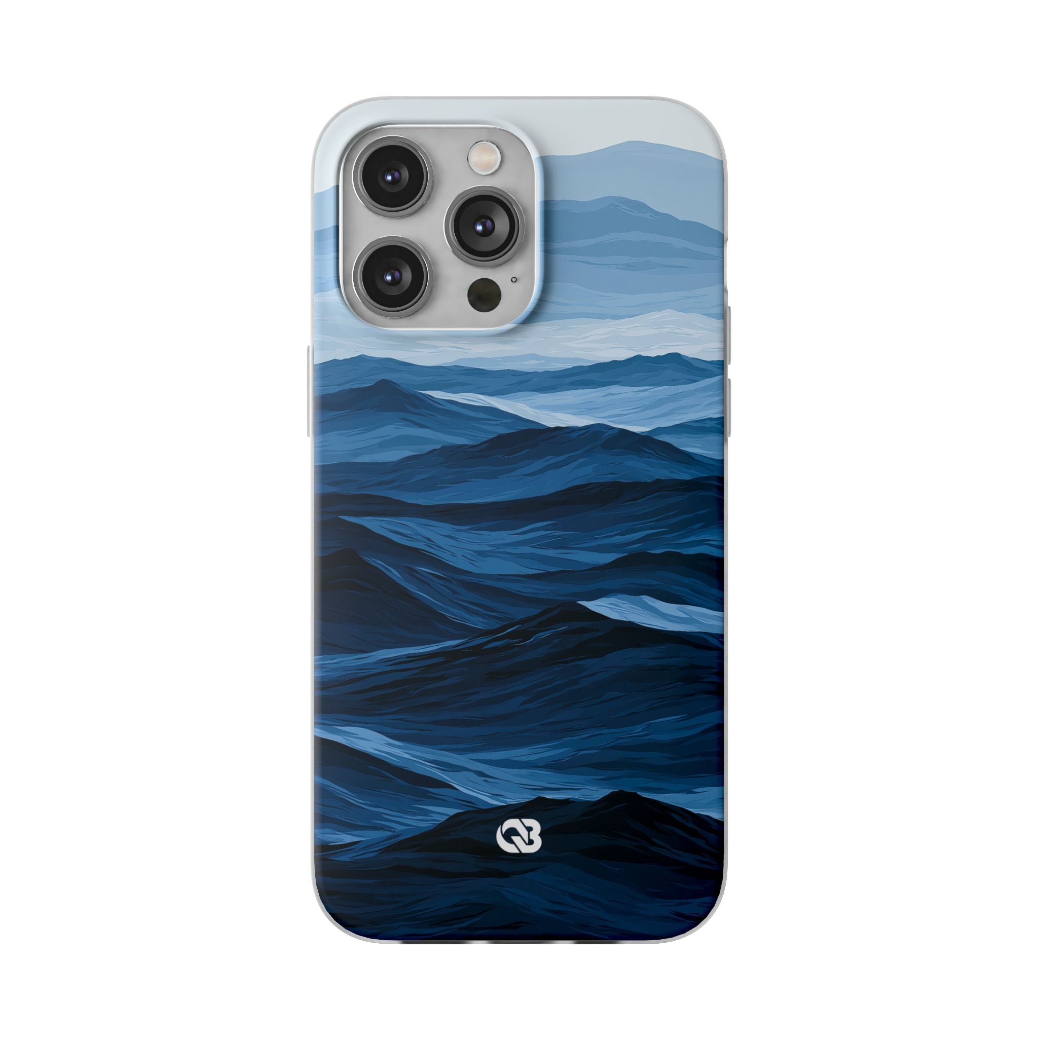 Blue Lite Phone Case for iPhone - Cobalt Ridge Tides