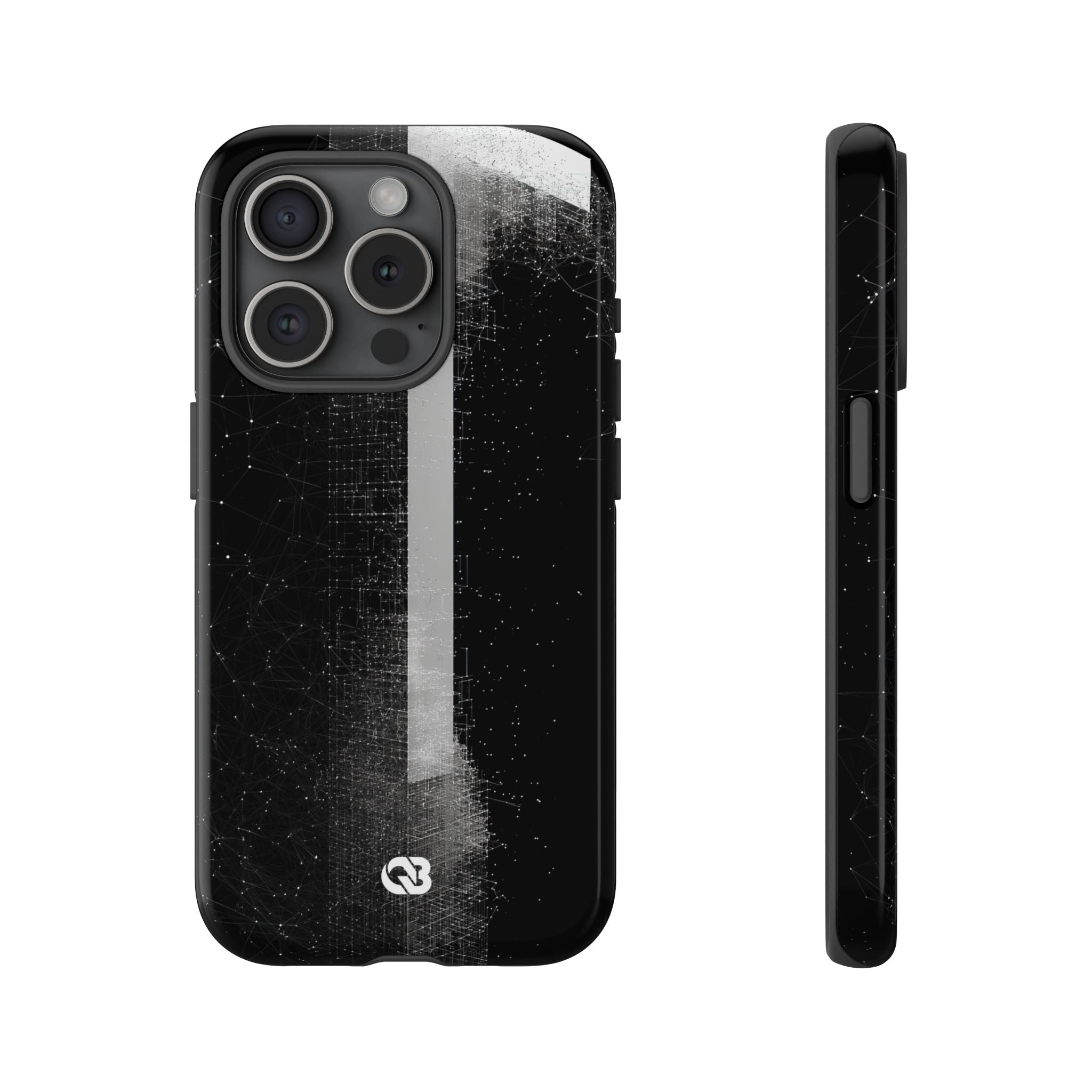 Black Tough Phone Case for iPhone - Vector Core Monolith