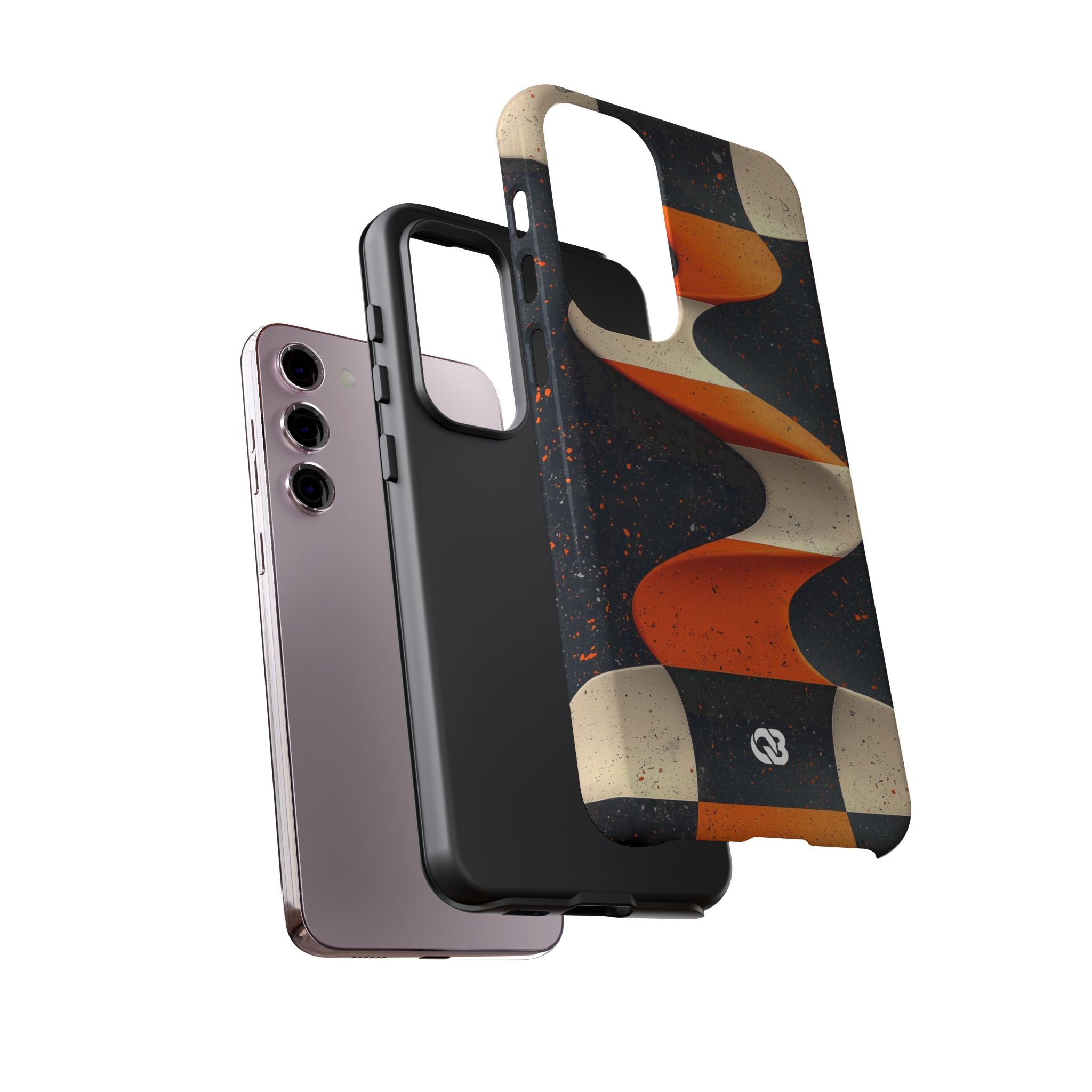 Orange Grit Twist · Tough Phone Case for Samsung