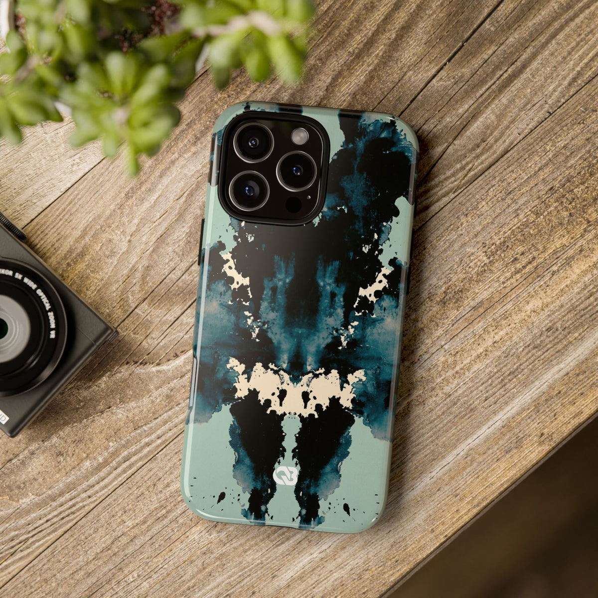 Rorschach Ink Void · Tough Phone Case for iPhone · Black