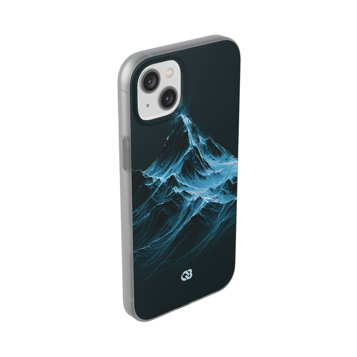 Nordic Frost Peak · Lite Phone Case for iPhone ·  Blue