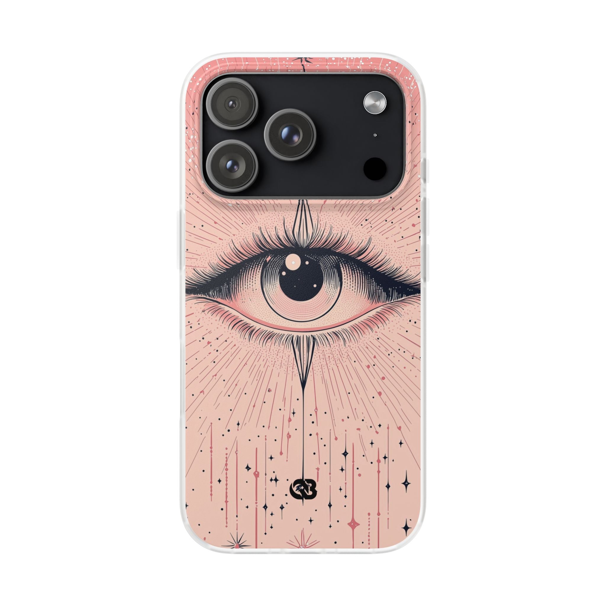 Obsidian Cosmic Gaze · Soft Phone Case for iPhone