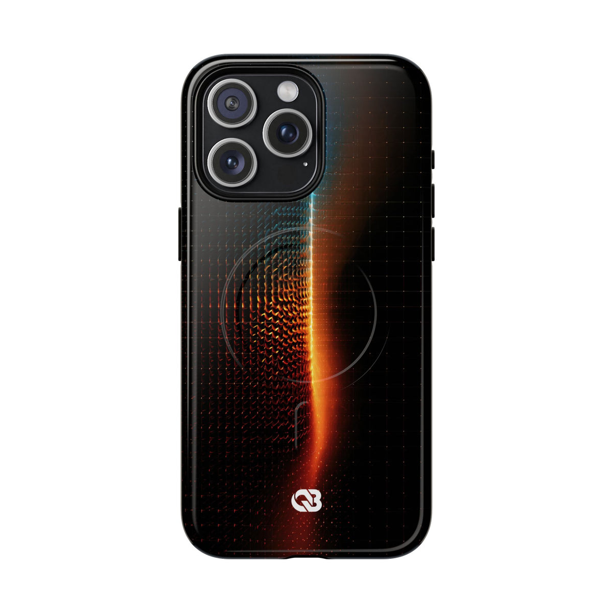 Luminous Refraction Grid · Tough 2.0 Magnetic Phone Case for iPhone · Black