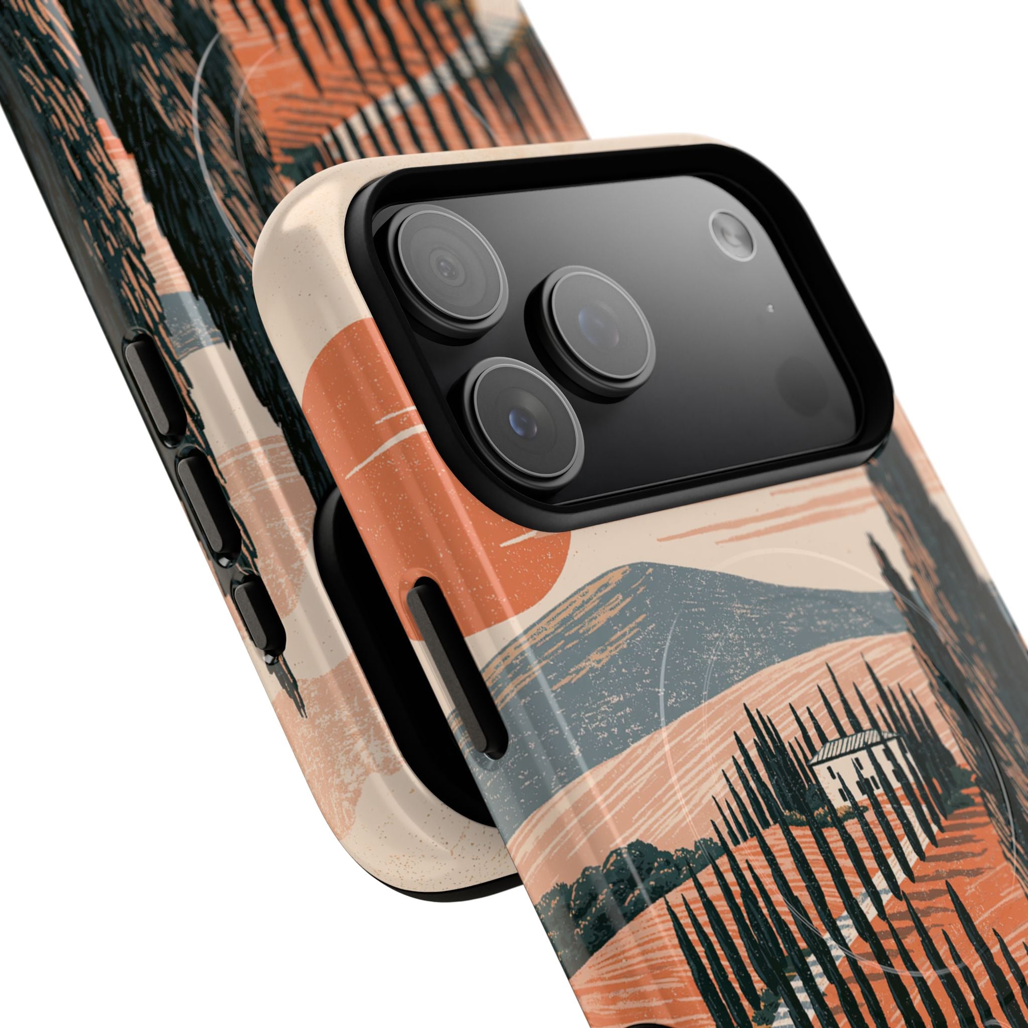 Orange Tough 2.0 Magsafe Phone Case for iPhone - Terracotta Ridge Trail