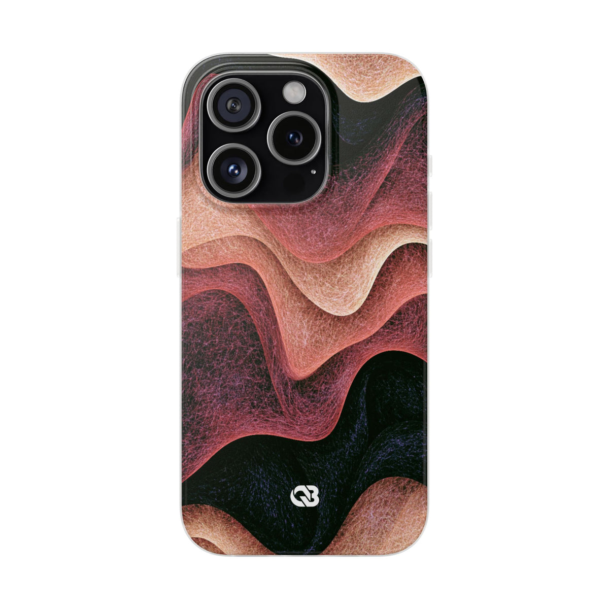 Rose Contour Waves · Lite Phone Case for iPhone ·  Pink