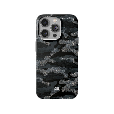 Glitter Shadow Camo · Lite Phone Case for iPhone ·  Black
