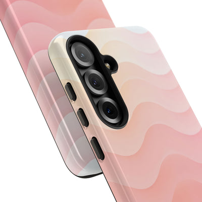 Blush Horizon Waves · Tough Phone Case for Samsung · Pink