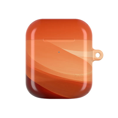 Terracotta Dune Ridges · Hard Case for AirPods & AirPods Pro · Orange