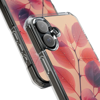 Dewy Magenta Foliage · Impact Custodia per iPhone · Magsafe