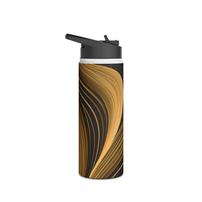 Gilded Contour · Insulated Water Bottle · Gold