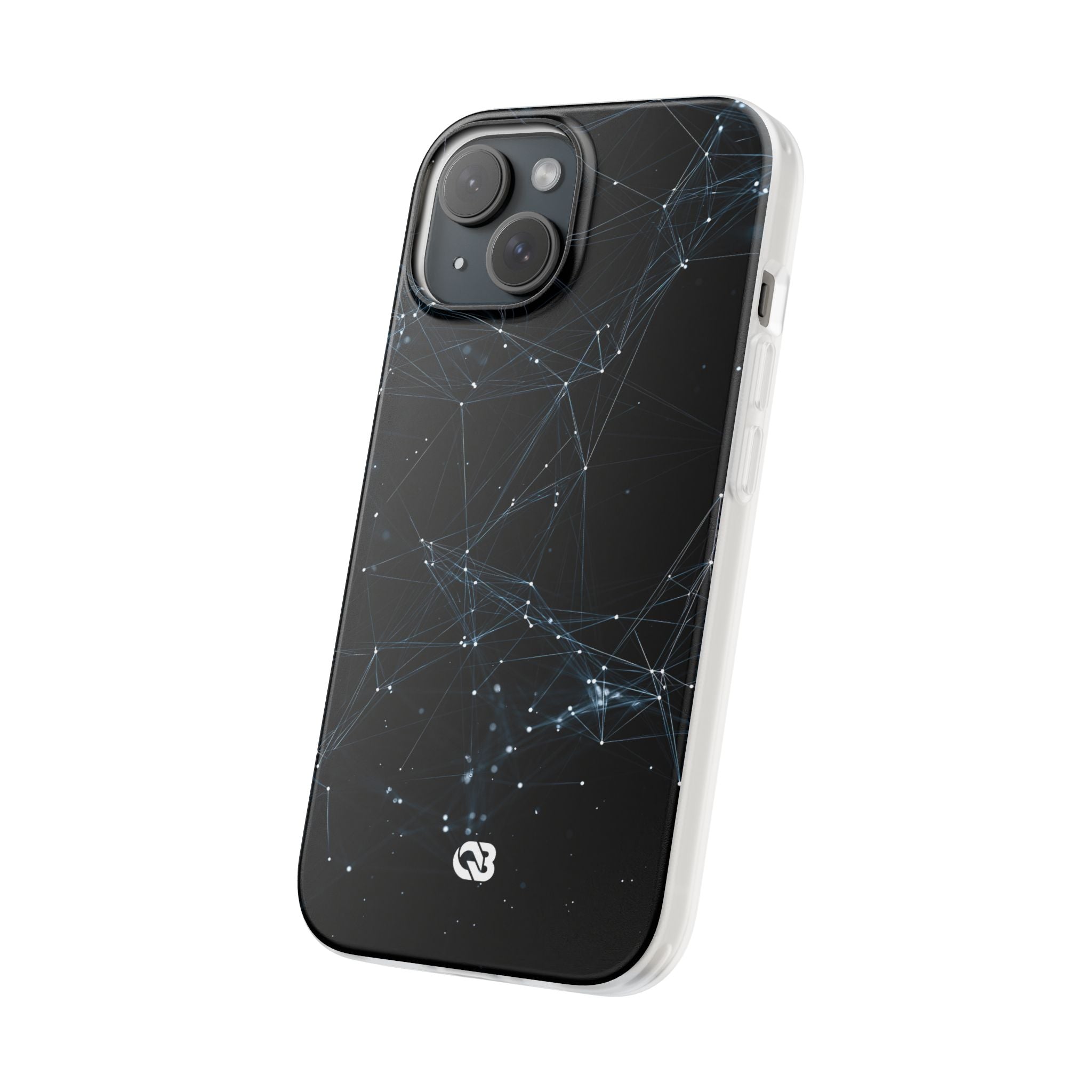Black Lite Phone Case for iPhone - Arctic Neural Mesh
